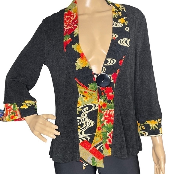 Soft Surroundings large button cardigan XS - Picture 1 of 8